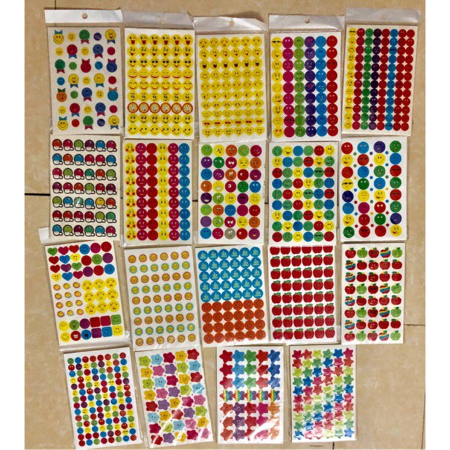 Sticker nhiều mẫu, trang trí