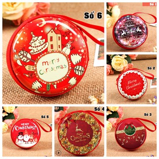 [Giá Gốc] Hộp quà trang trí Noel đựng tai nghe cáp sạc dễ thương