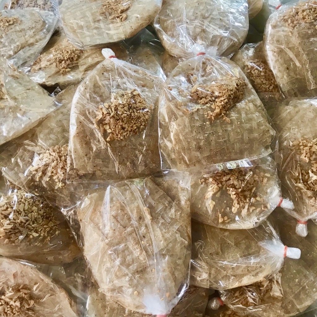 Combo 40 bịch bánh tráng muối tỏi xike không dầu Tây Ninh chính gốc