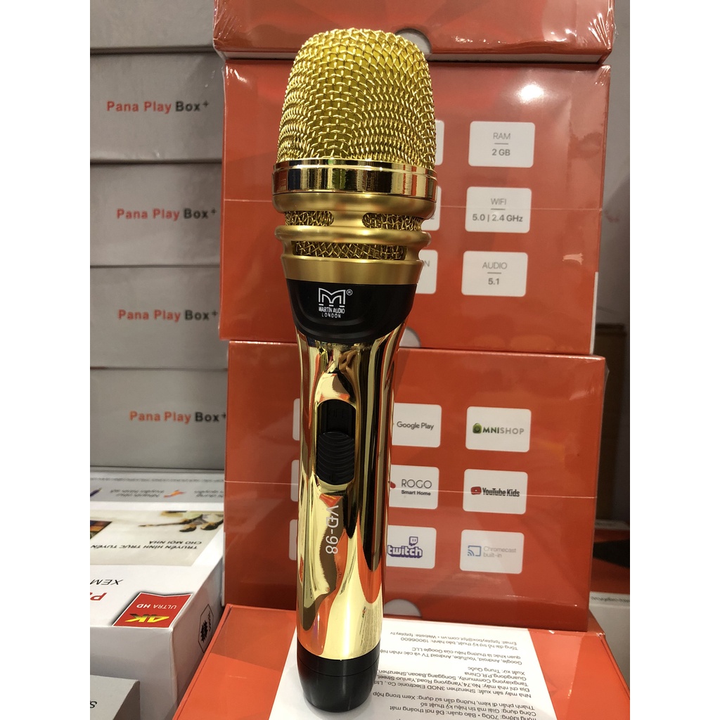 Mic Có Dây Cao Cấp Martin Audio London, Hát Karaoke