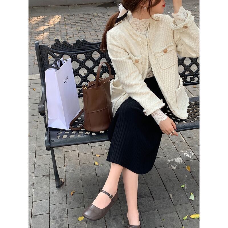 Áo dạ tweed form rộng siêu đẹp hàng QC loại 1