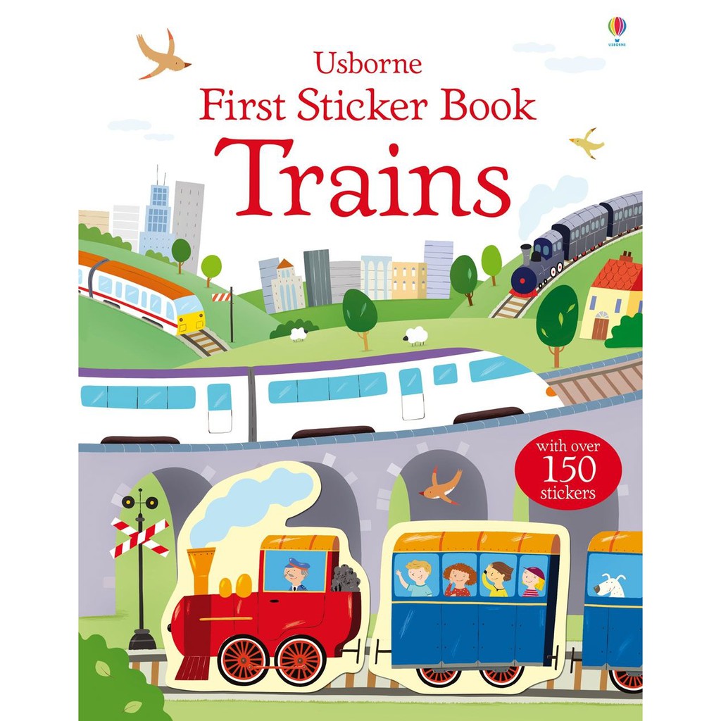 Sách - Anh: First Sticker Book: Trains