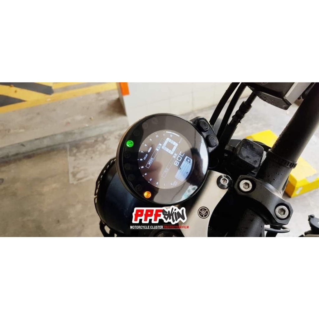 Miếng dán PPF bảo vệ đồng hồ xe máy YA XSR -R15V3-MT15-R3-MT03, Honda CBR150R, CB150R-300R- CBR650R-CB650R-500R