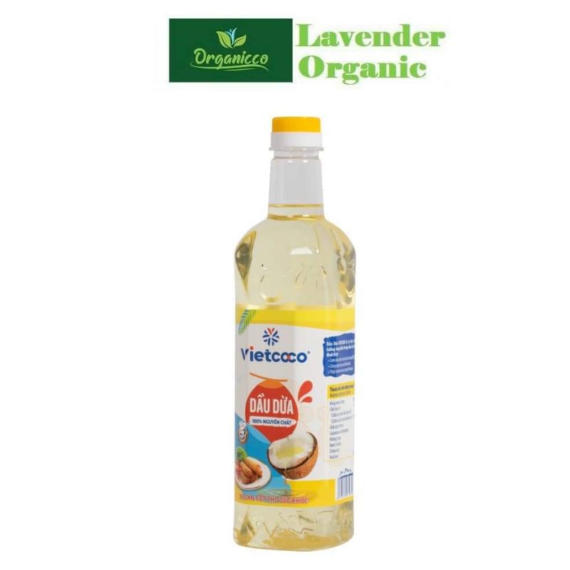 Dầu dừa việt coco chai 1l