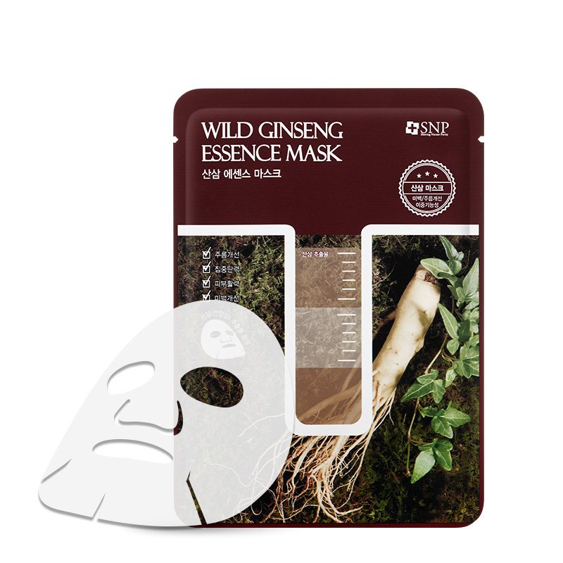 Mặt Nạ SNP Ginseng Essence Mask thương hiệu Hàn Quốc giúp cấp ẩm, dưỡng trắng, đàn hồi săn chắc da 25g