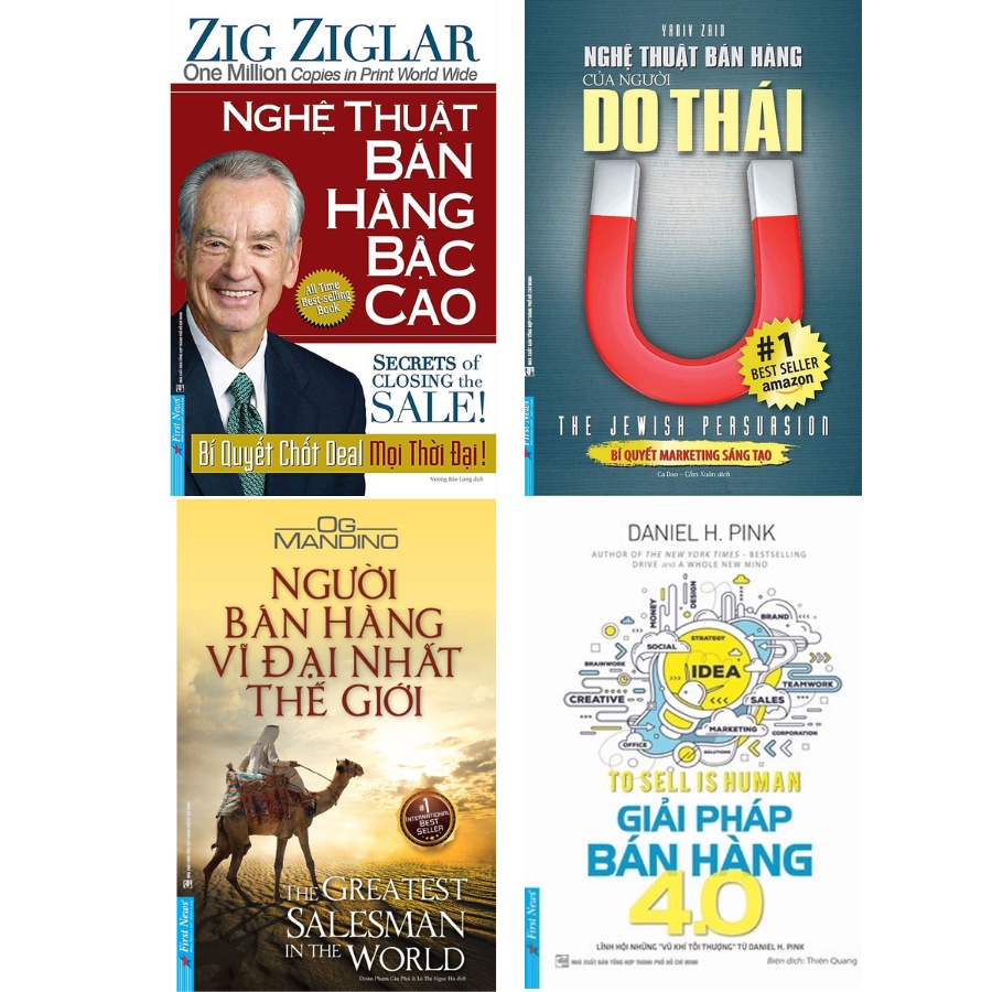 Sách - Combo Sách Để Trở Thành Người Bán Hàng Số 1