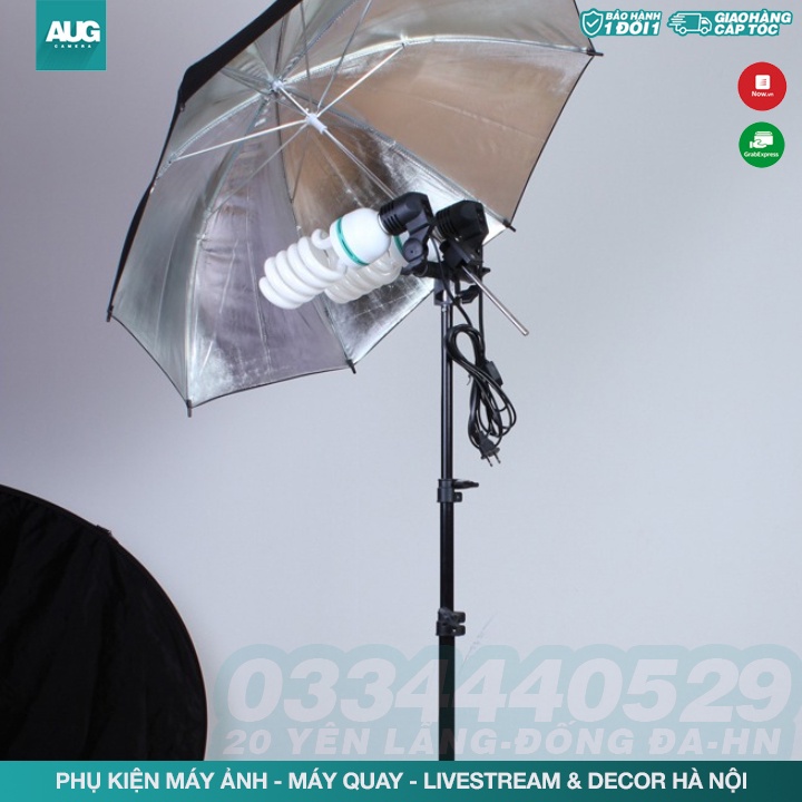 Đui đèn đôi E27 Có lỗ gắn dù - AUG Camera