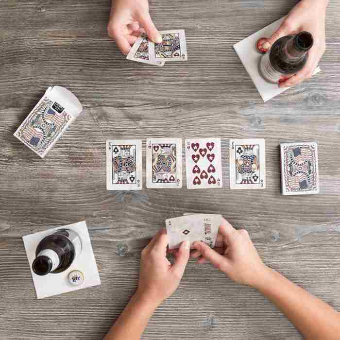 Bài Mỹ cao cấp chính hãng: Bicycle American Flag