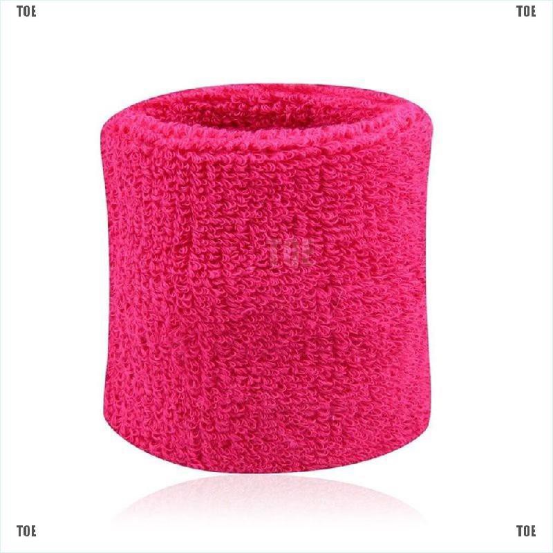 Set 2 Băng Đeo Cổ Tay Thấm Hút Mồ Hôi Khi Chơi Tennis / Cầu Lông / Bóng Đá