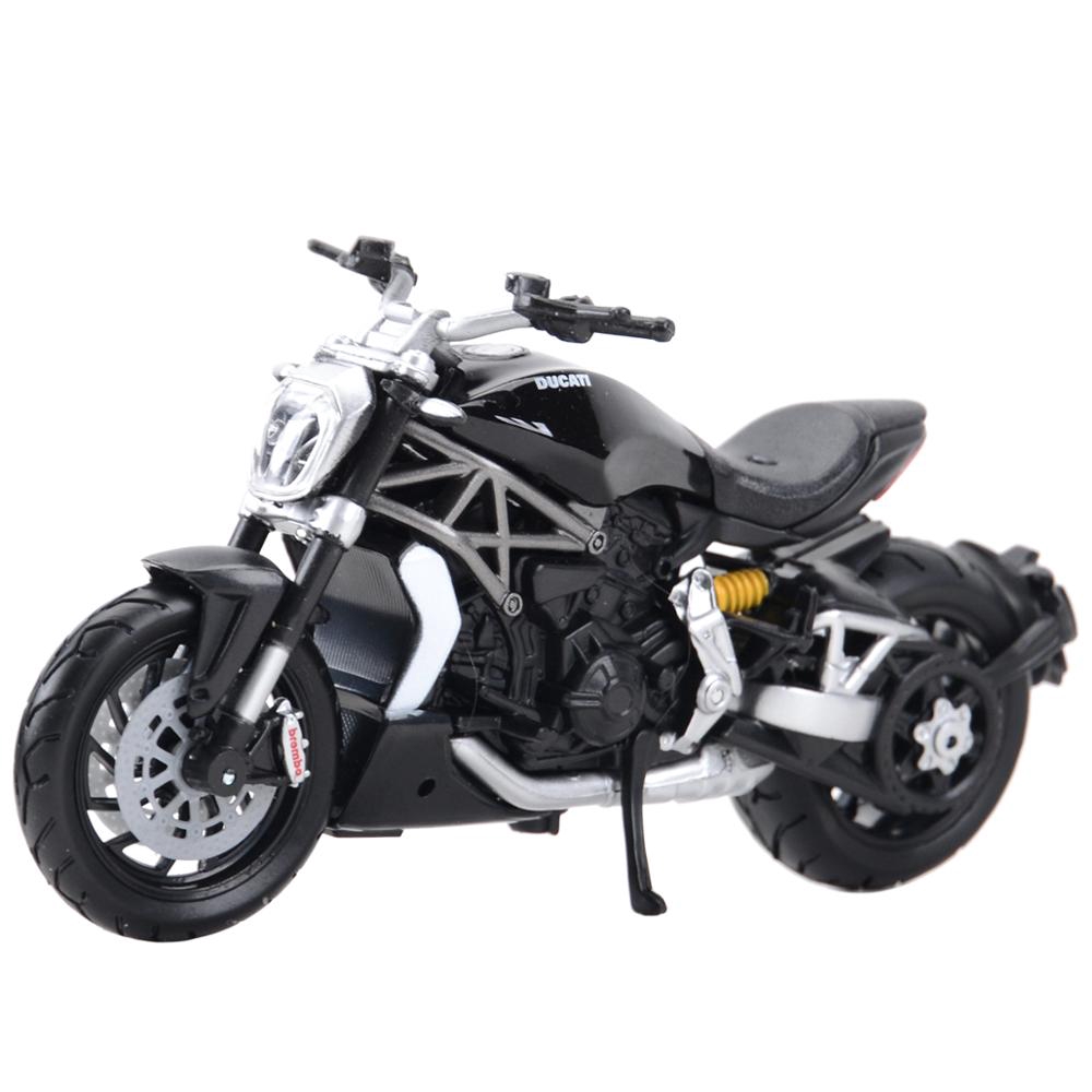 Bburago 1:18 2016 Ducati Xdiavel S Die Cast Đồ chơi mô hình tĩnh mô tô sưu tầm