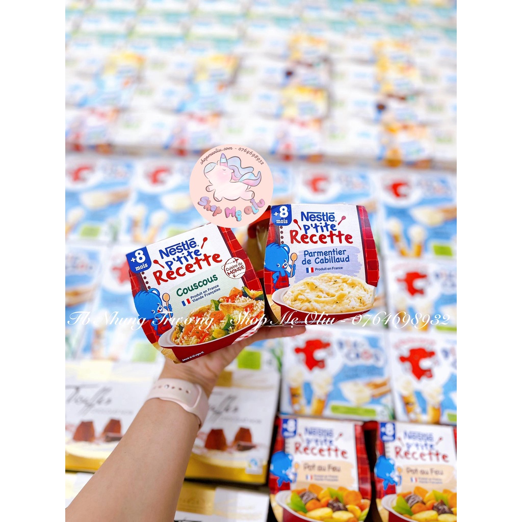 Hủ ăn dặm vị mặn Nestle cho bé từ 8 tháng