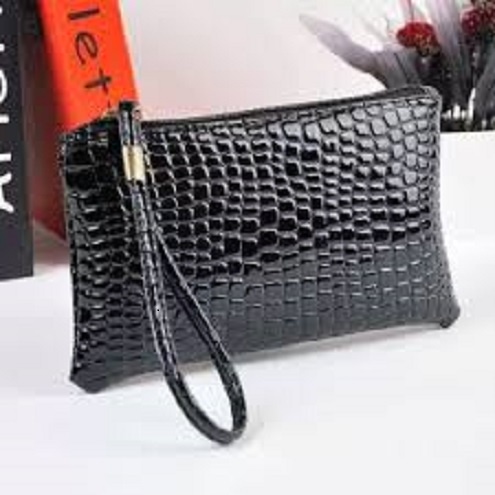 VÍ CẦM TAY HỌA TIẾT DA CÁ SẤU(nữ)