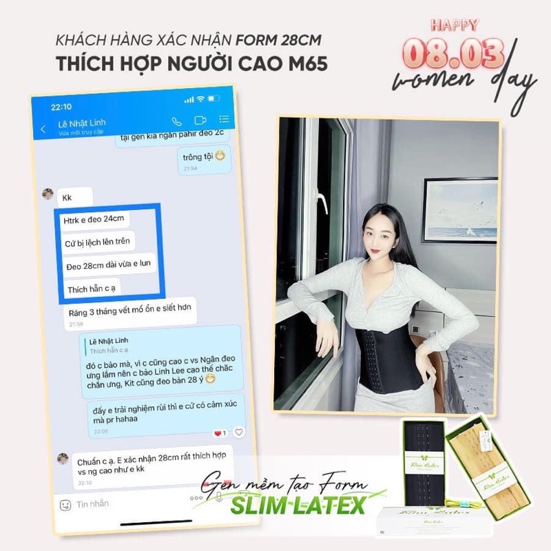 GEN SIẾT EO SLIM LATEX