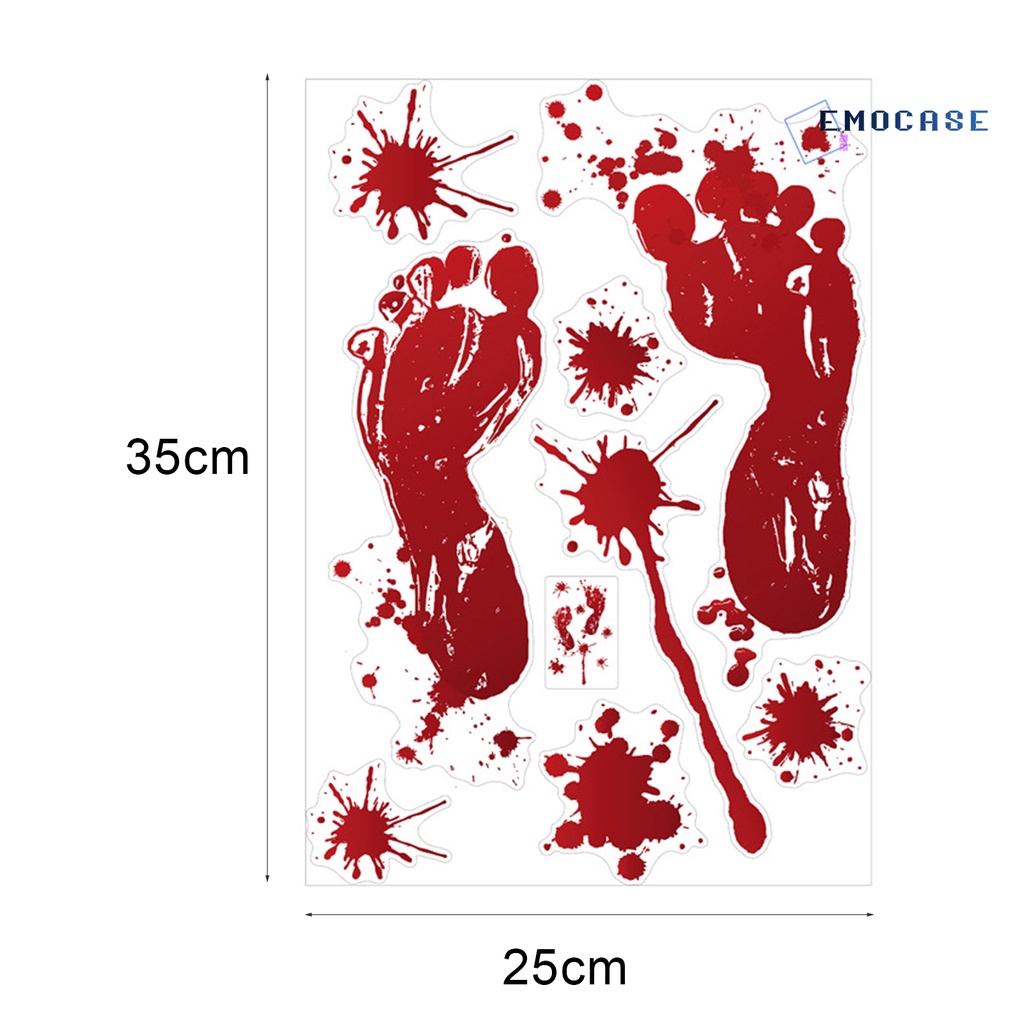 Miếng Dán PVC Hình Kinh Dị 3D Trang Trí Nhà Cửa Dịp Halloween