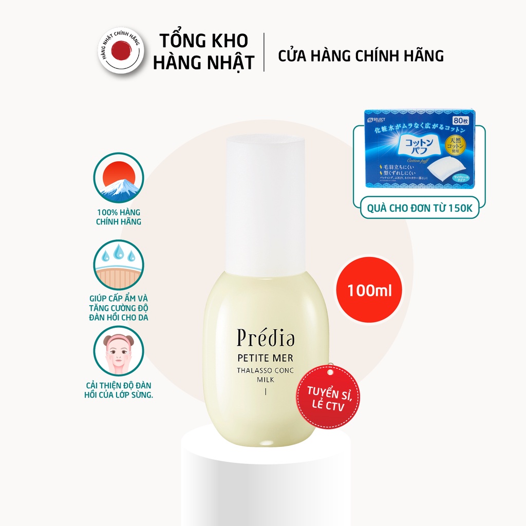 Sữa Dưỡng Kose Predia Petite Mer Thalasso Conc Milk I (100ml)