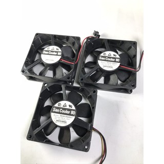 Quạt tản nhiệt 8 cm - Sanyo Denki 12V 0.13/ 0.18/ 0.38 A.