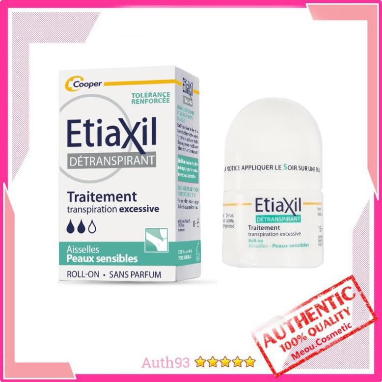 [MẪU 2020] Lăn khử mùi Etiaxil Detranspirant Traitement Aisselles 15ml