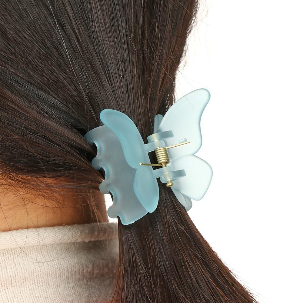 Kẹp Tóc Bướm Acrylic Bán Trong Suốt Thời Trang MIHAN1