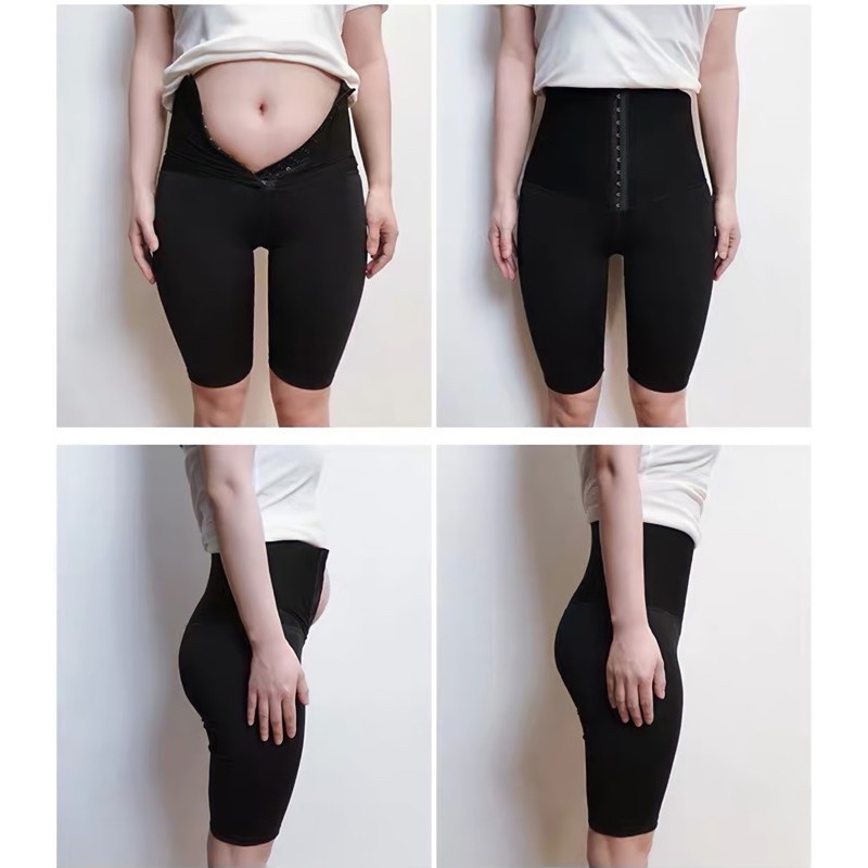 Quần Legging Nữ HOT Khuy Gen Bụng-Nâng Mông Co Giãn 4D, Dài Lửng Đùi, Túi Xinh Siêu Hót