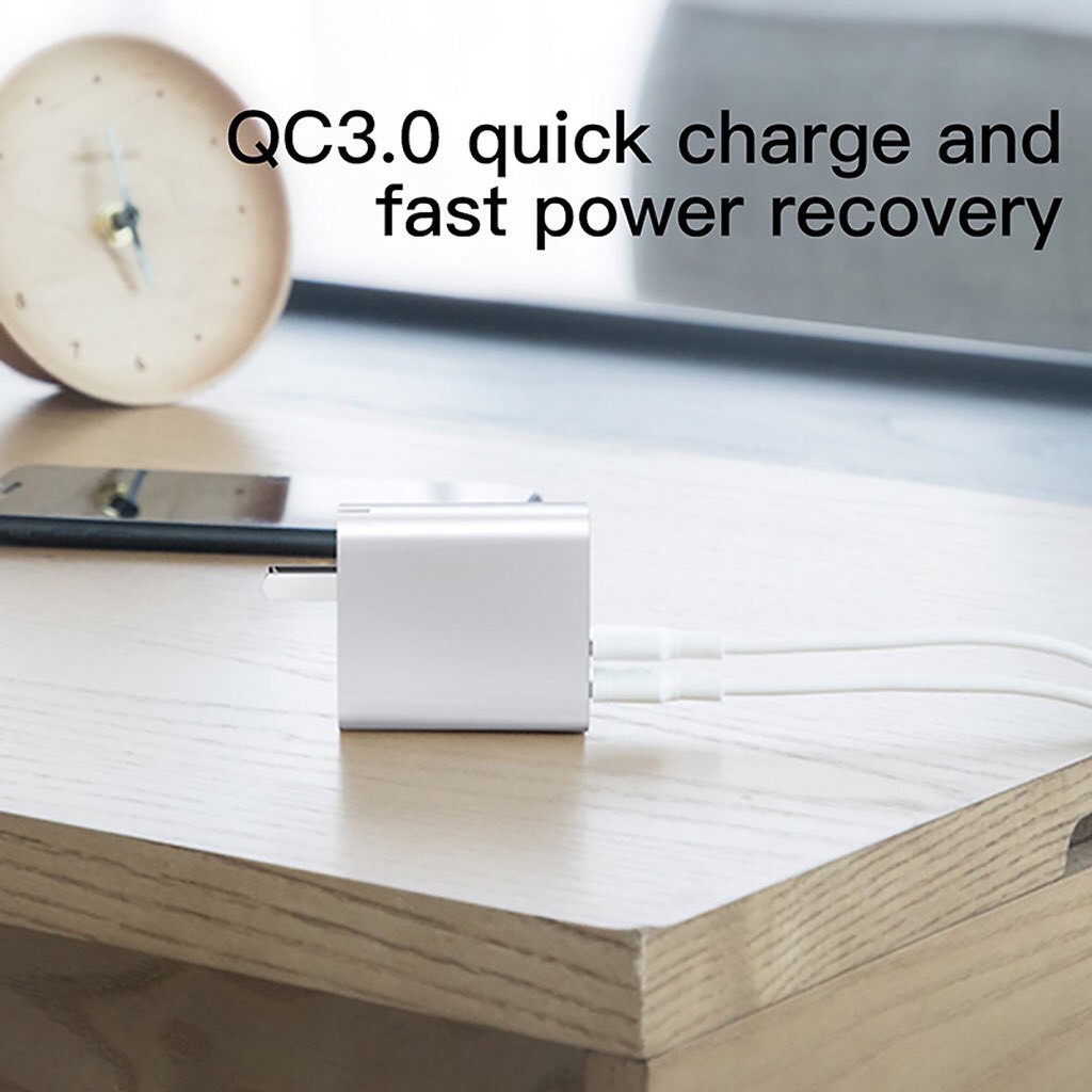 Củ sạc nhanh Baseus 30W/60W - Power Delivery - Quick Charge 3.0 - Hỗ trợ sạc nhanh iPhone và thiết bị androi