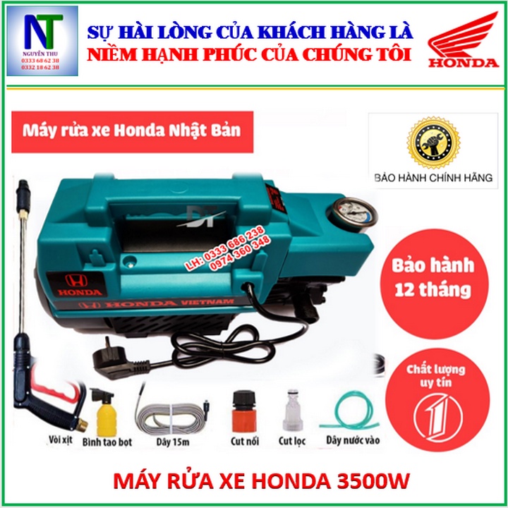 Máy rửa xe HONDA, máy rửa xe áp lực 3500W