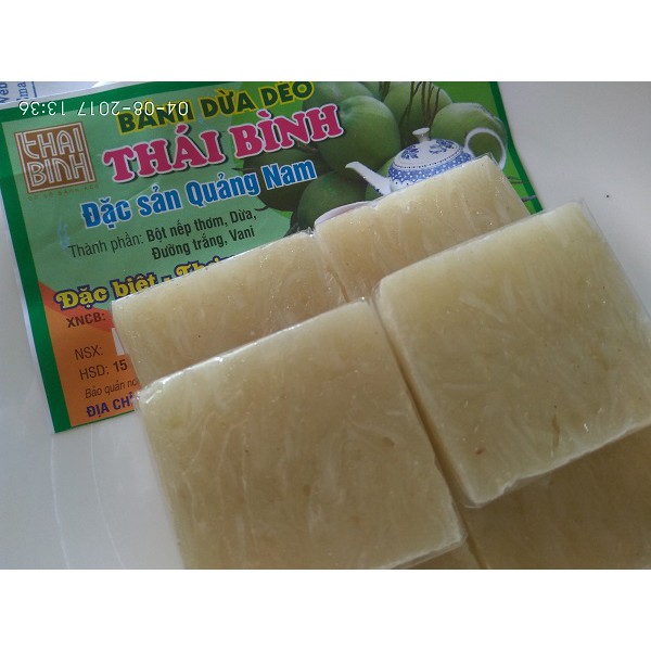 Combo 5 gói bánh dừa dẻo Thái Bình