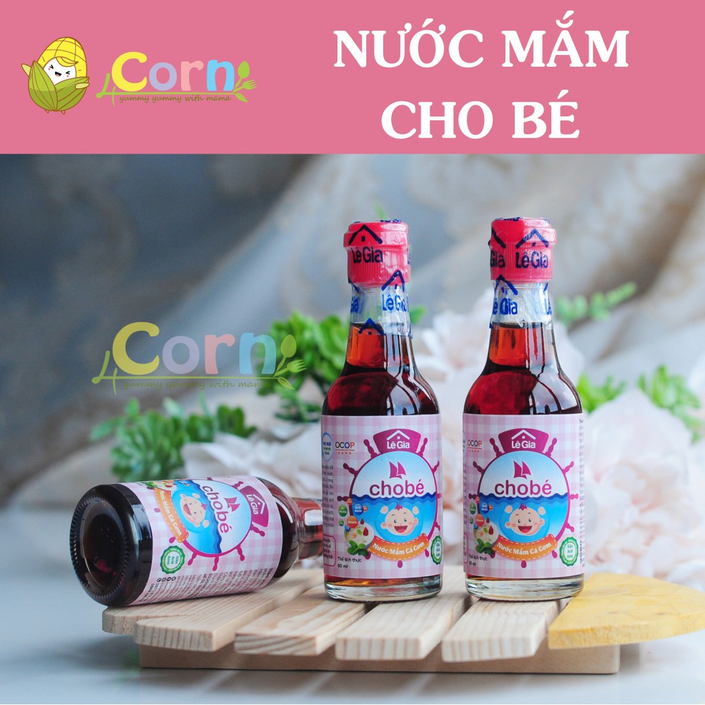 Nước MẮM ăn dặm Lê Gia 60ml - cho bé 12m+