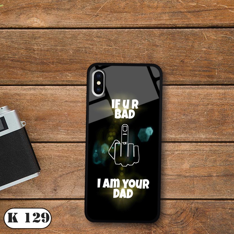 Ốp lưng Iphone Xs max - Lưng kính cường lực