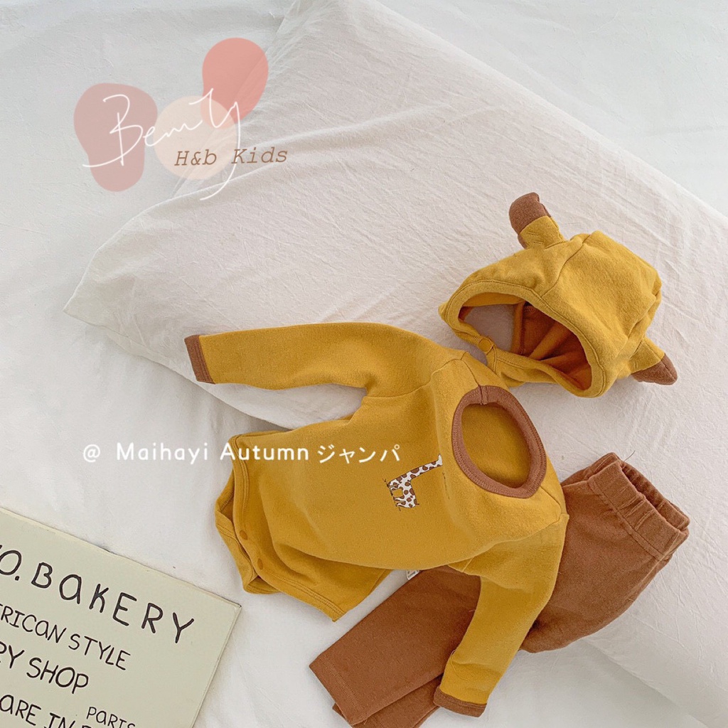 Bộ Body Dài Thu Đông Cho Bé Siêu Cưng