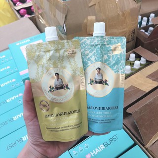 Mặt nạ sữa non bà già Agafia Nga Sữa nai trẻ hoá làn da Túi 100ml