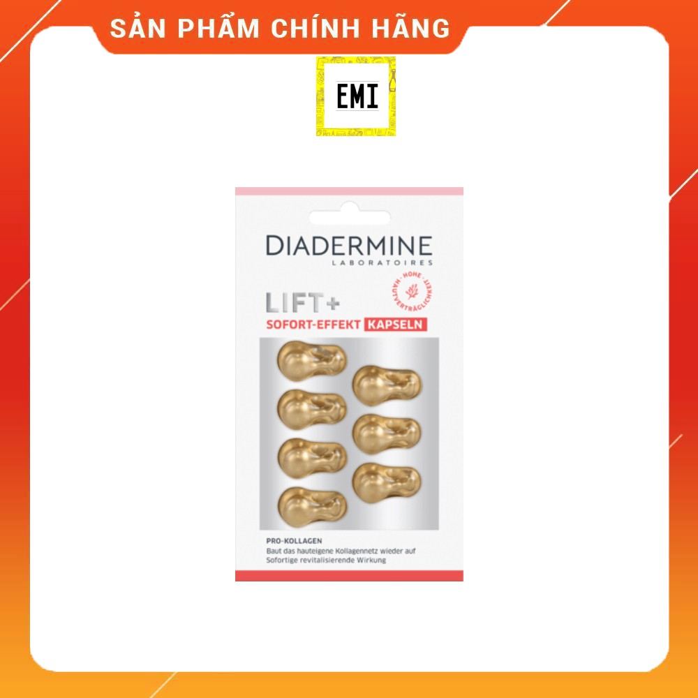 Viên nang Diadermine Lift bổ sung collagen tươi và vitamin giúp tái tạo da, làm trắng và chống lão hóa - Hàng chuẩn Đức