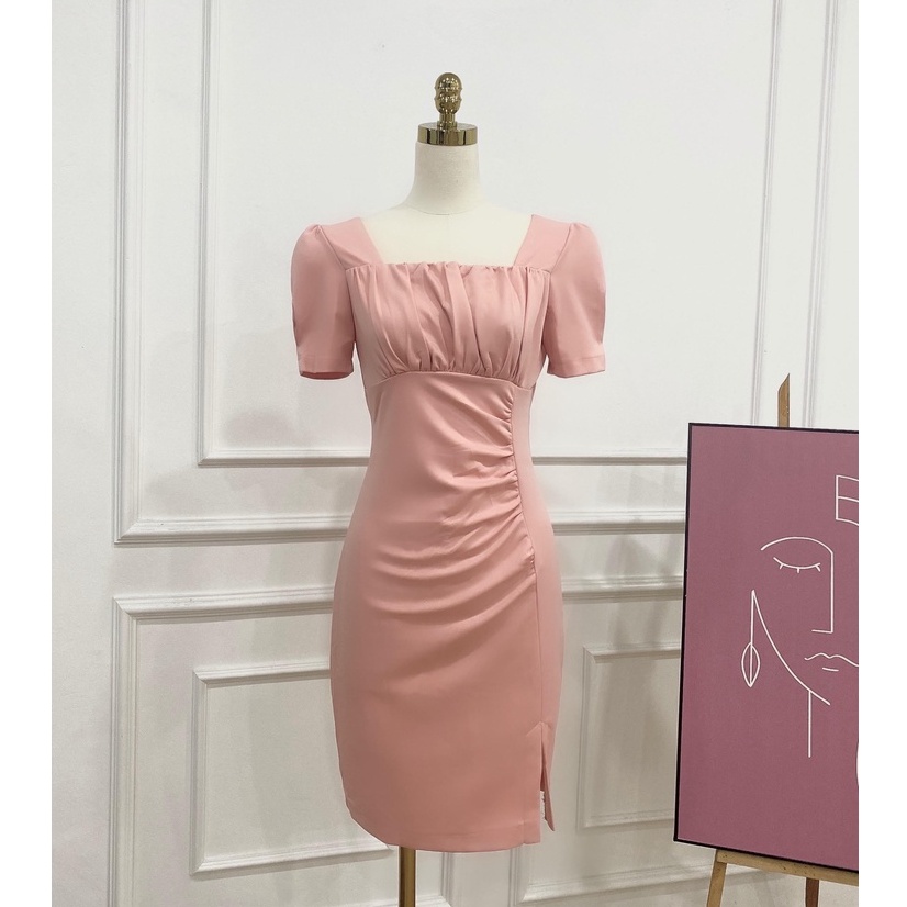 Đầm nữ body tôn dáng, xẻ đùi, sang trọng, thiết kế cao cấp TK Fashion - DK980