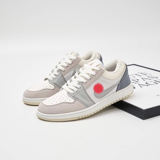 Giầy thể thao nam nữ jd xanh xám cổ thấp - giày sneaker unisex thời trang