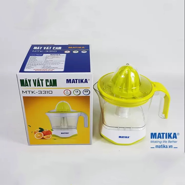 [Mã ELHA22 giảm 5% đơn 300K] Máy Vắt Cam Tự Động Đa Năng Matika MTK-3307