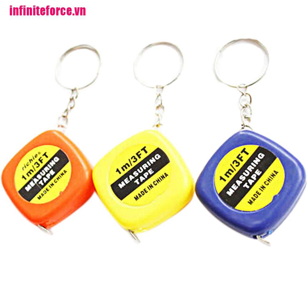 Thước Dây Mini 1m Kèm Chìa Khóa Tiện Dụng
