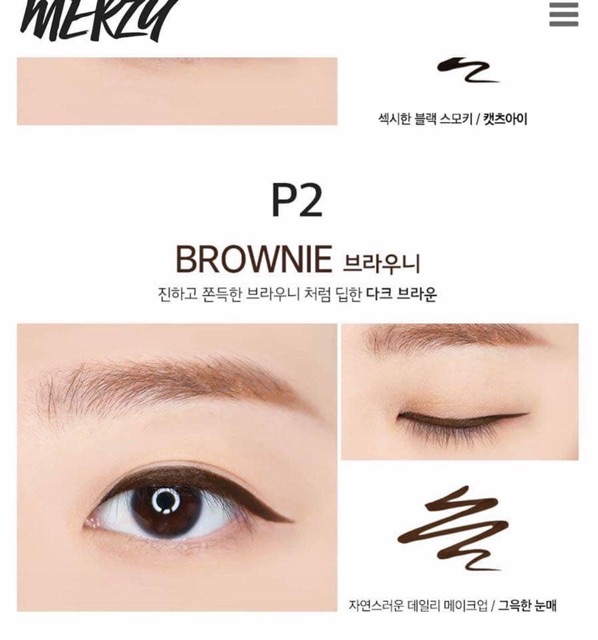 Bút kẻ mắt nước siêu mảnh Merzy Another Me The First Pen Eyeliner