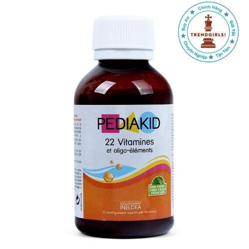 Vitamin tổng hợp Pediakid 22 Vitamins & Minerals, Pháp (125ml) tăng hấp thụ cho trẻ từ 6 tháng tuổi - Trend girls online