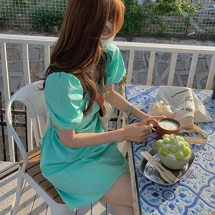 Đầm tay phồng độc đáo thời trang mùa hè 2021 cho nữ | BigBuy360 - bigbuy360.vn