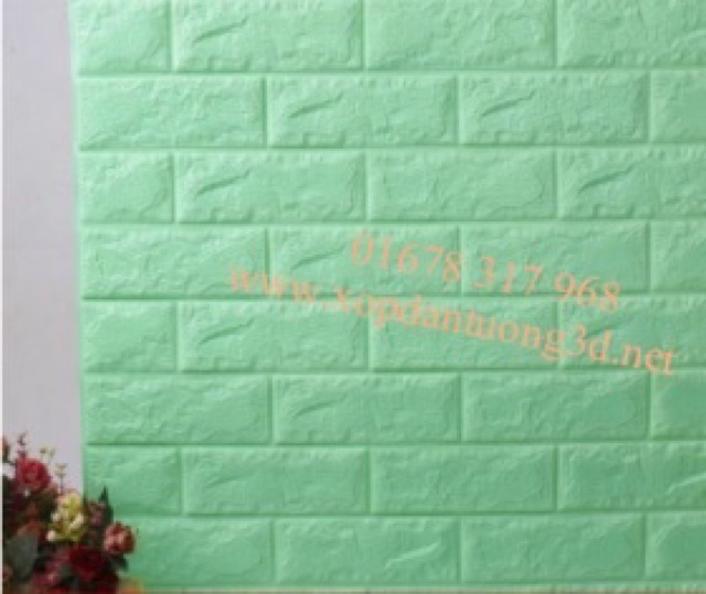 Xốp dán tường 5mm giả gạch 3D | BigBuy360 - bigbuy360.vn