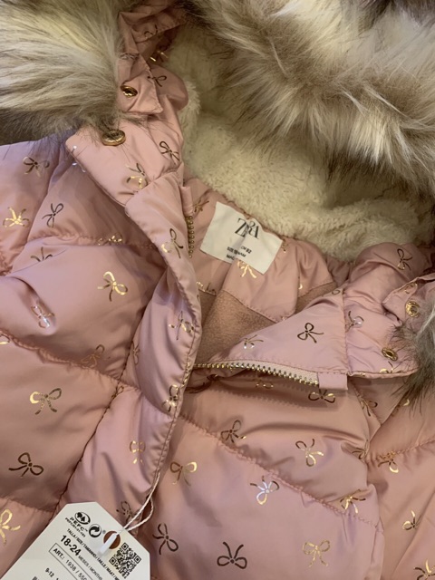 Áo Phao Za.ra cho bé gái