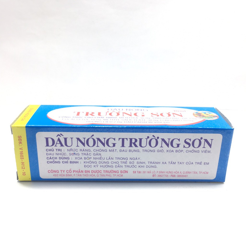 Dầu nóng Trường Sơn lọ 10ml