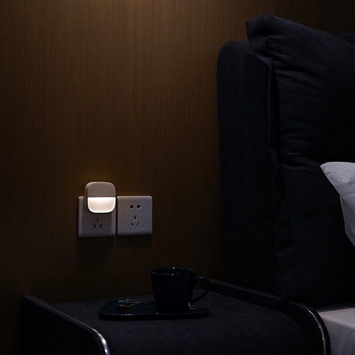 Đèn cảm biến Yeelight Plug-in Night Light, Đèn ngủ ánh sáng vàng 2500K, Cắm điện tiêu thụ công suất thấp 0,4W