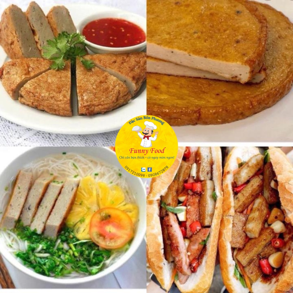 Chả Cá Nha Trang Chiên - Chả Cá Ngon 1 Miếng 470g-500g -  - Funnyfood