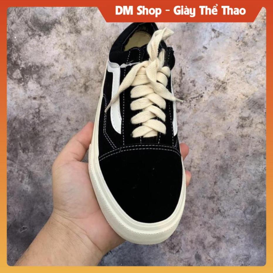 Giày Thể Thao Vans OS Style Vault Cao Cấp, Giầy Van đen old skoll classic, Vann Lười caro hot