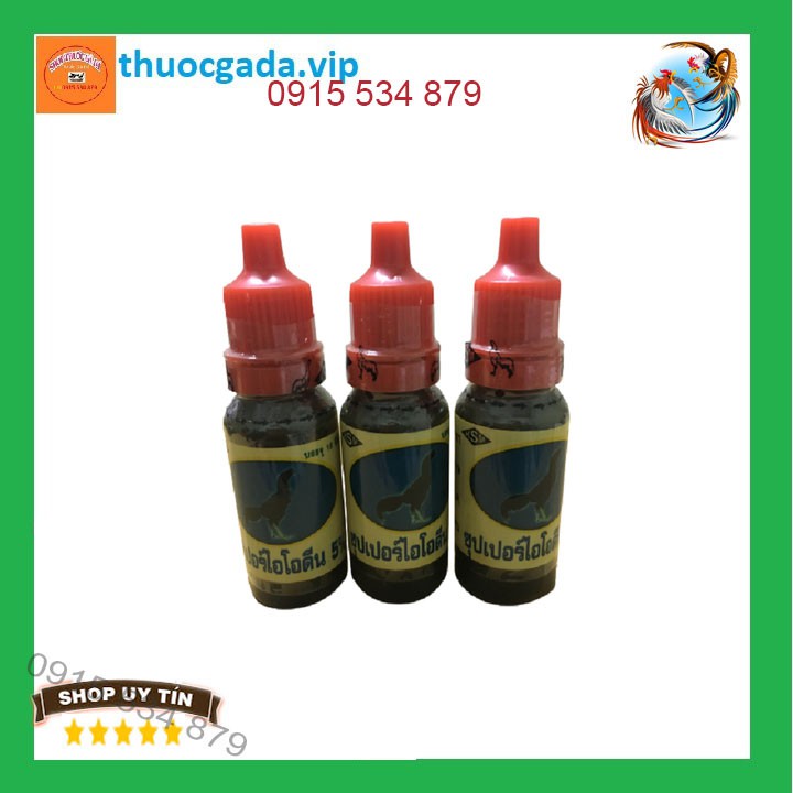 Tri nấm họng đẹn họng cho gà đá dạng nước lọ 15ml hàng Thái lan