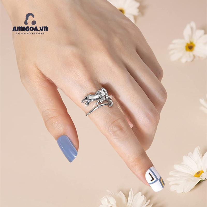 ✨✨Nhẫn Đeo Tay Hình Khủng Long Thời Trang Cho Nam Nữ