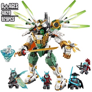 Đồ Chơi Lắp Ráp Ninja Xếp Hình Người Máy robot Lloyd’s Titan Mech ZIMO 4020 - 929 Mảnh Ghép