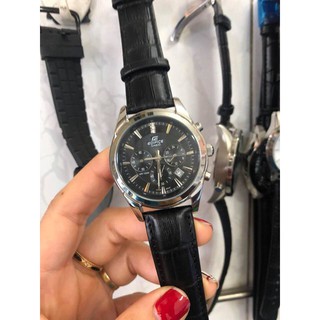 Đồng hồ casio dây da nam size 40-44mm