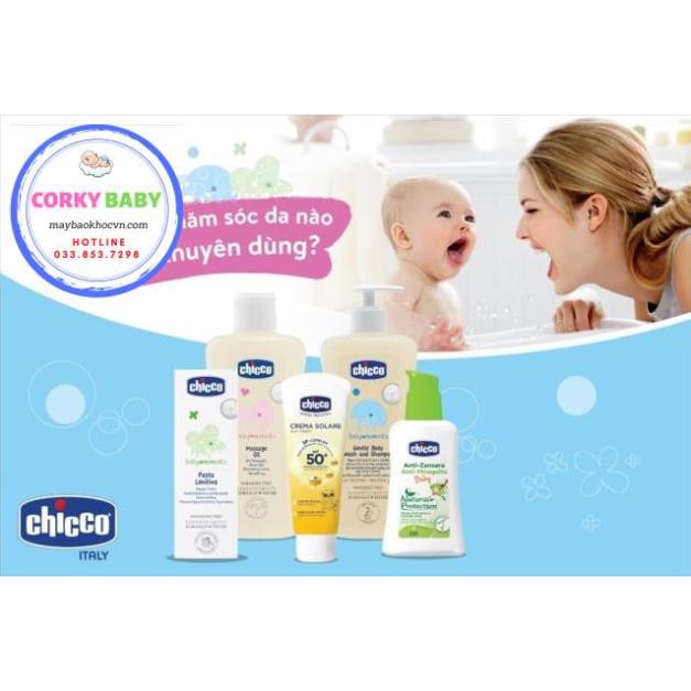 [Corky Baby] DẦU MÁT-XA CHIẾT XUẤT CÁM GẠO 0M+ CHICCO 200ML