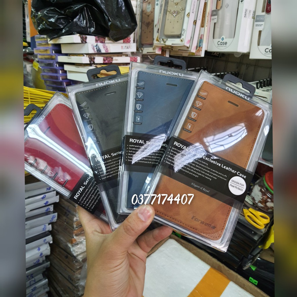 Bao da Nuoku dạng ví cho iPhone 12 Pro Max/ 12 Pro/ 12/ 11/ 11 pro/ 11 Pro max/ Xs Max/ XR/ XS/ 7+/ 8+/ SE/ 6/ 6 Plus | BigBuy360 - bigbuy360.vn